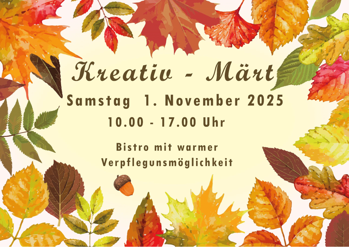Kreativ Märt 01.11.2025